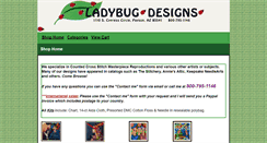 Desktop Screenshot of ladybugdesigns.com